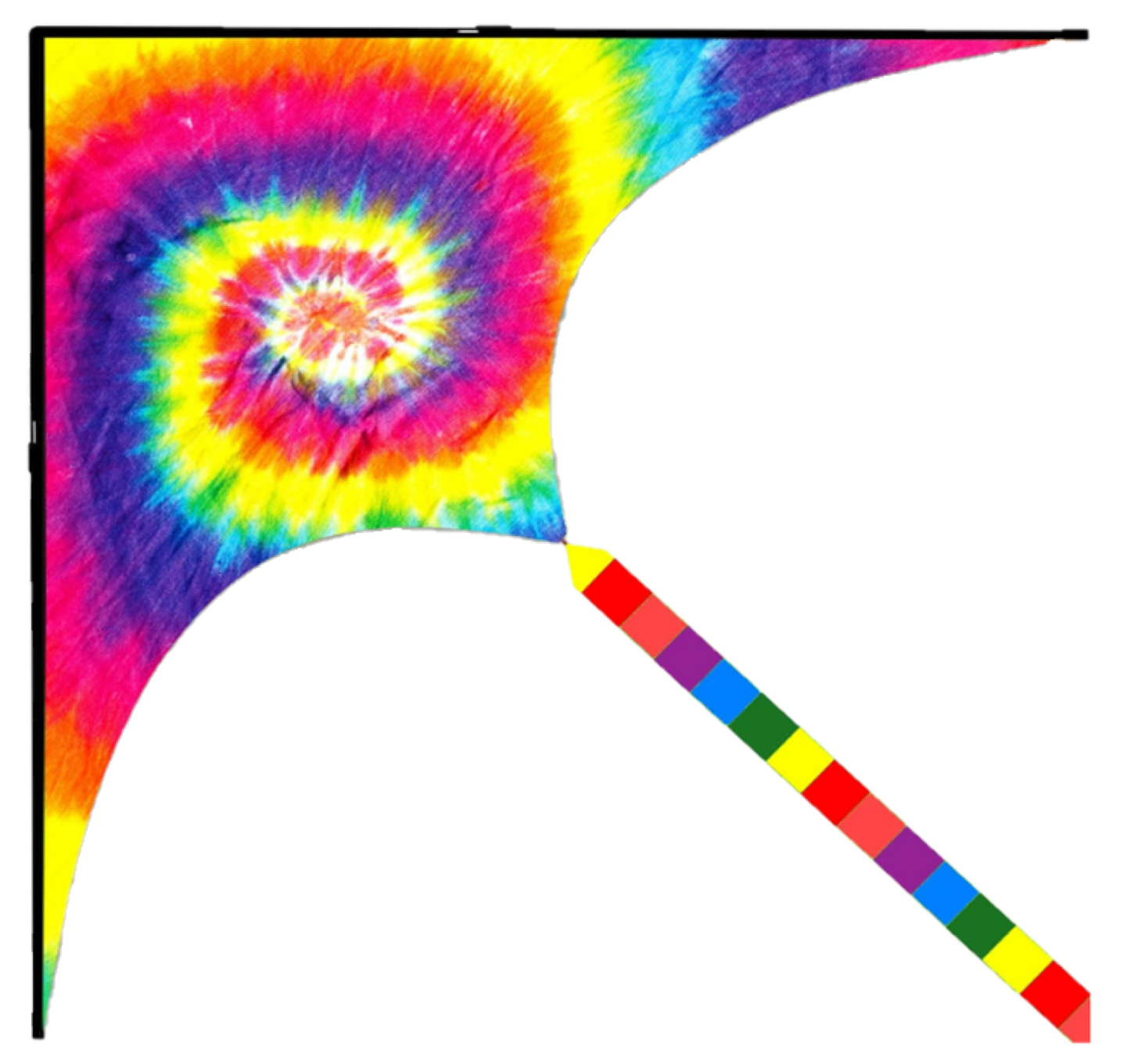 Chiringa Delta Arte en Tie Dye