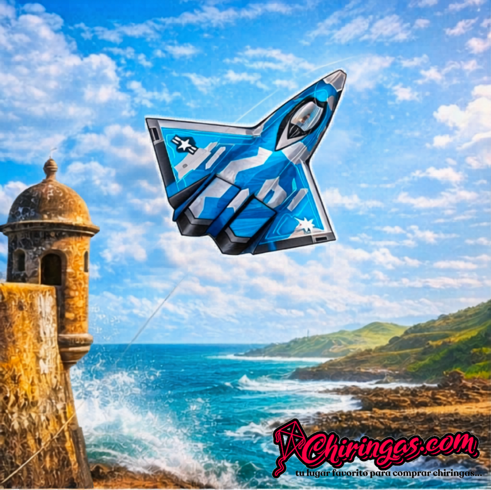 Chiringa Gigante de Avión Fighter Jet Militar Kite