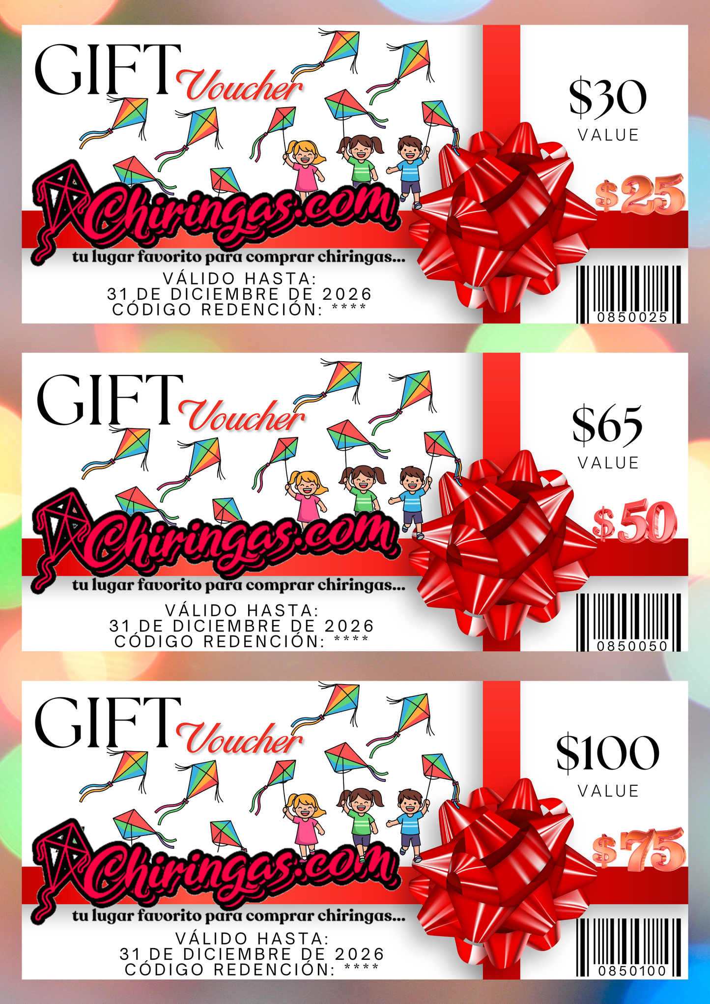 Gift Card de Chiringas.com