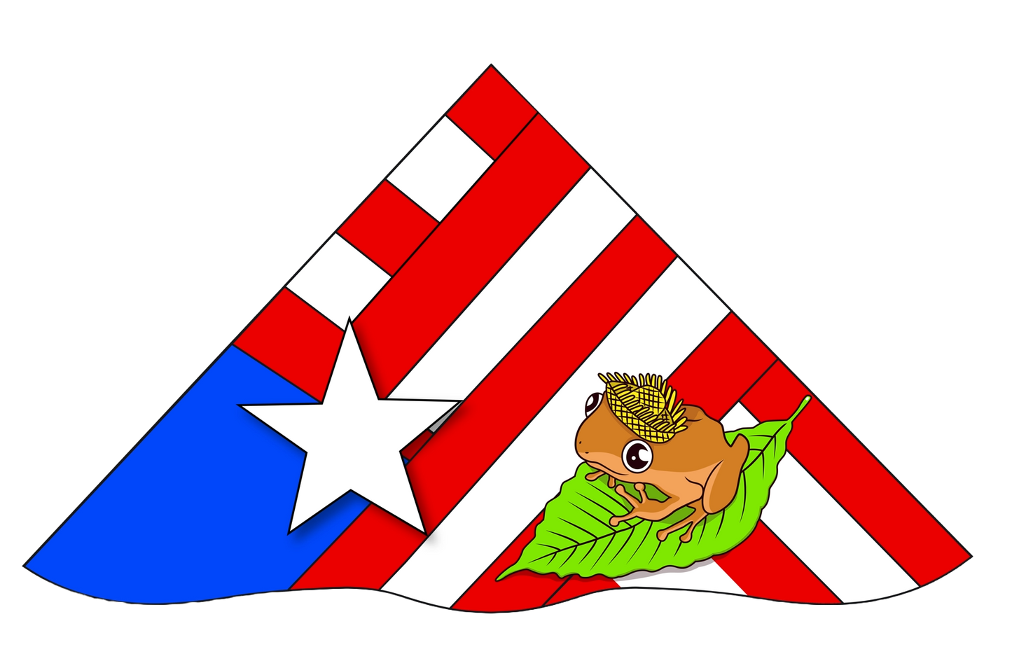 Chiringa Jibarito es el Coqui : Monoestrellada es la bandera