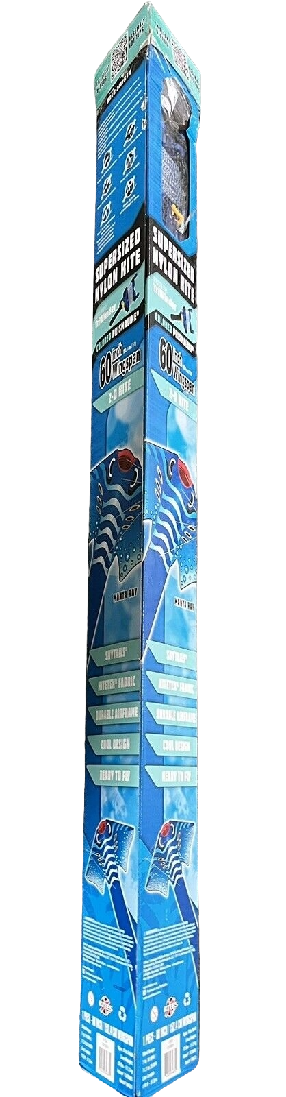 Mantarraya Playera Azul