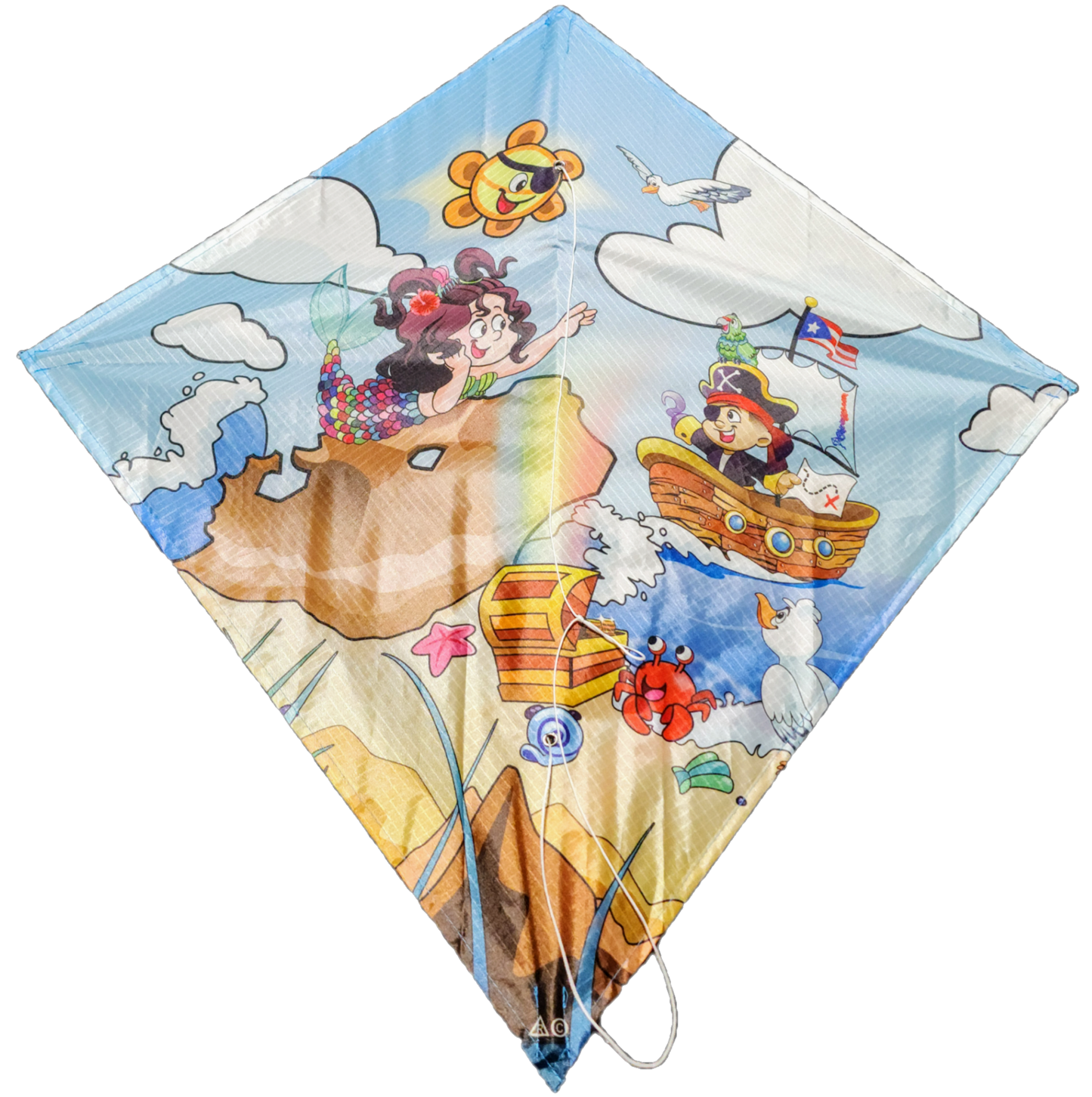 Chiringa Piedra del Ojo del Buey Pirata y Sirena⁶