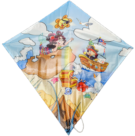 Chiringa Piedra del Ojo del Buey Pirata y Sirena