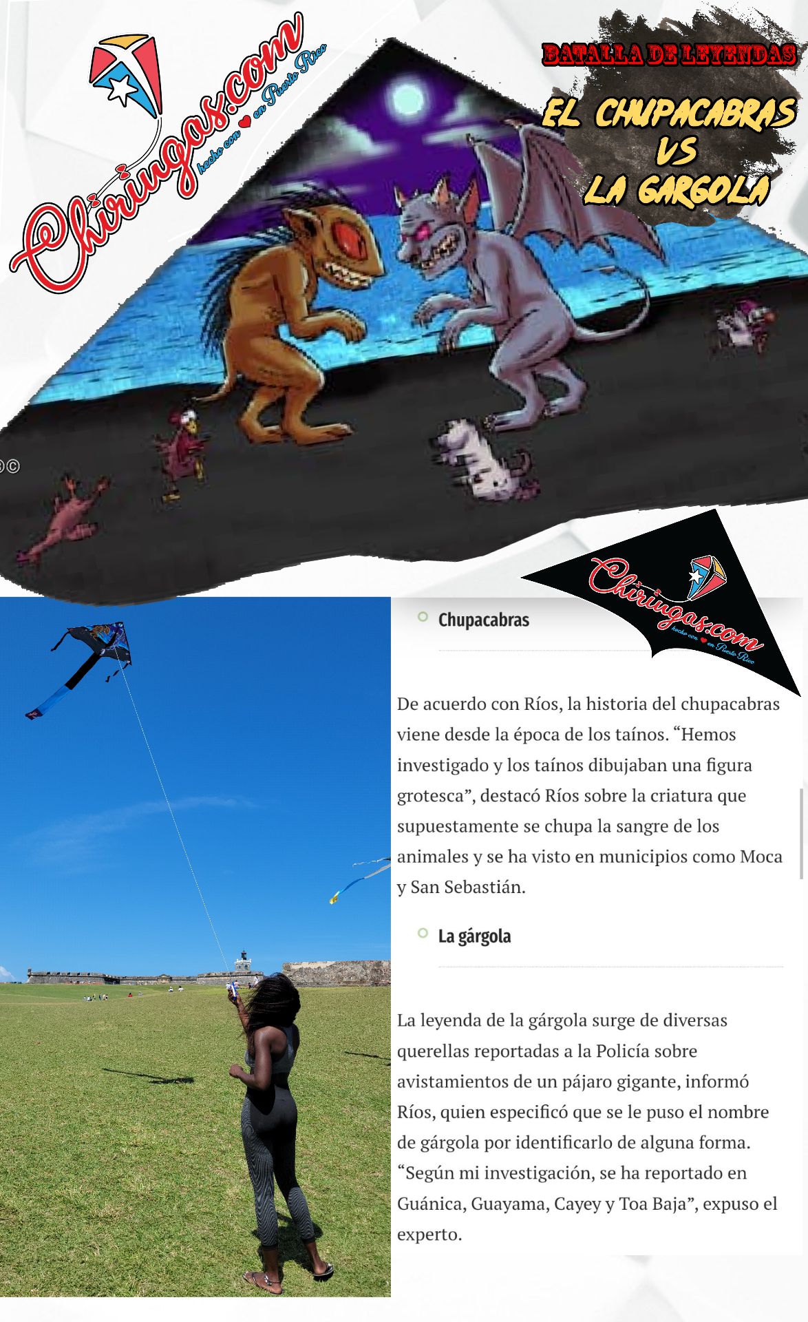 Chiringa El Chupacabras vs La Gárgola de Barceloneta